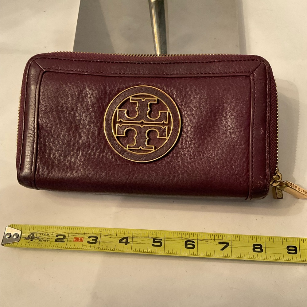 Tory Burch purple double wallet